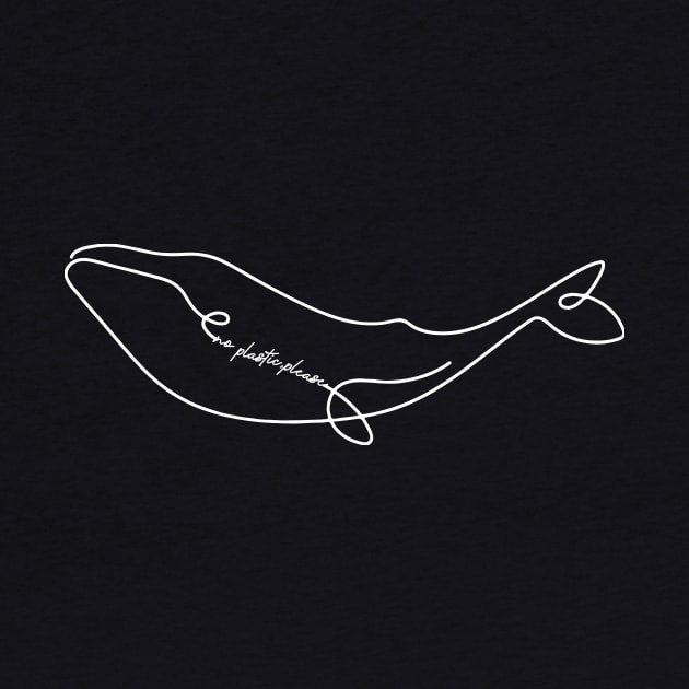 'No Plastic Please' Ocean Conservation Shirt by ourwackyhome